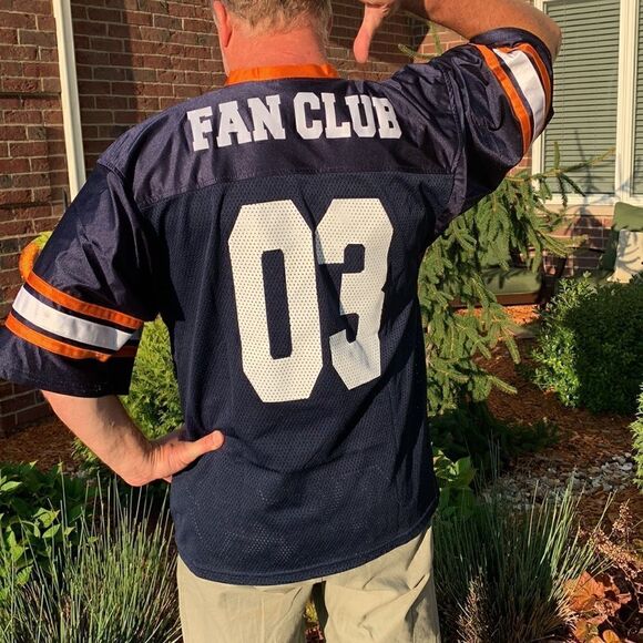 Chicago Bears Fan Club NFL Football Blue Jersey Satin Men's XXXL - Picture 1 of 5